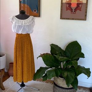 Summer pleated skirt